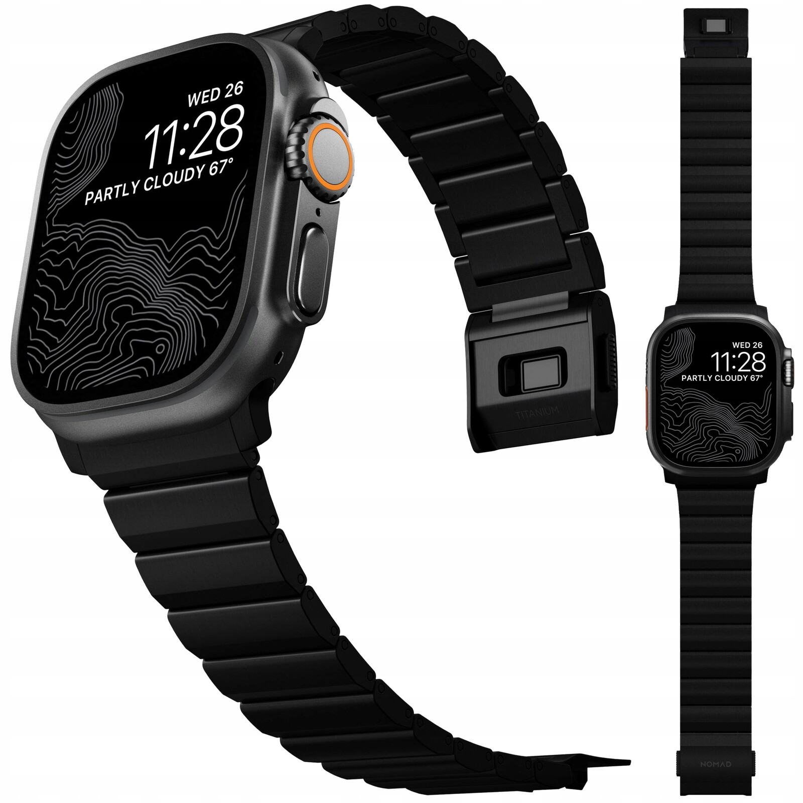 Nomad Titanium Band – Titanový náramek pro Apple Watch 49 46 45 44 mm