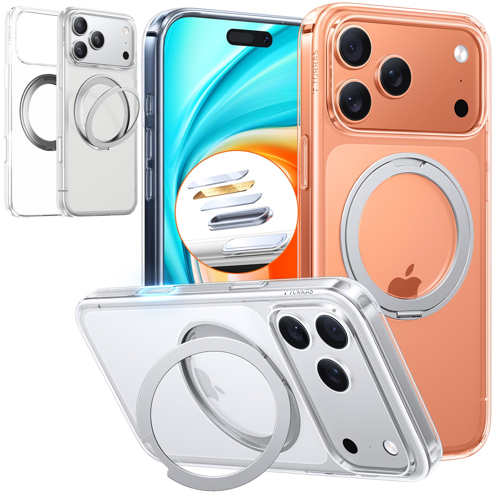 Torras Ostand Pro Case – Pouzdro s držákem pro iPhone 17 Pro Max