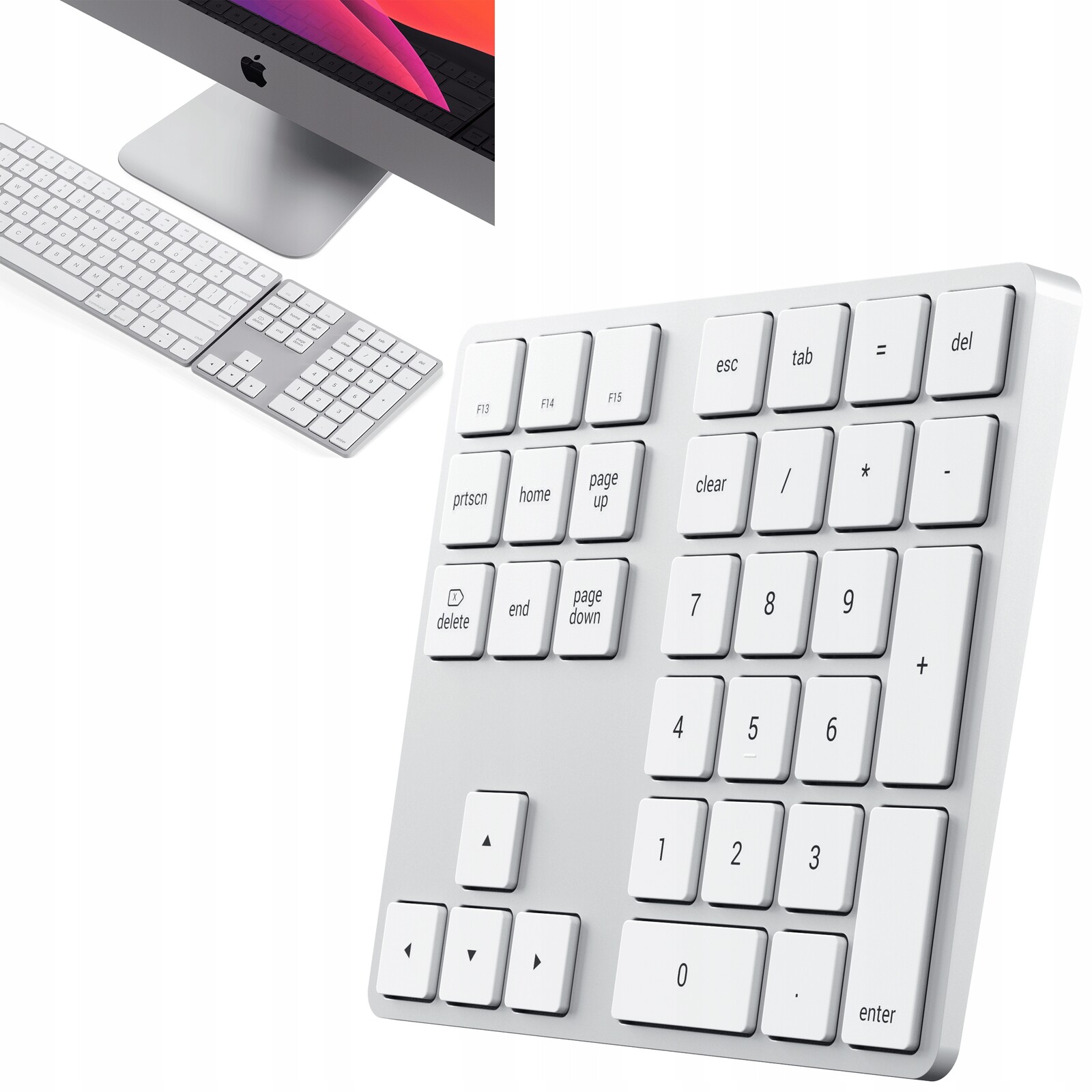 Satechi Rozšířená klávesnice – Bluetooth numerická klávesnice se zkratkami