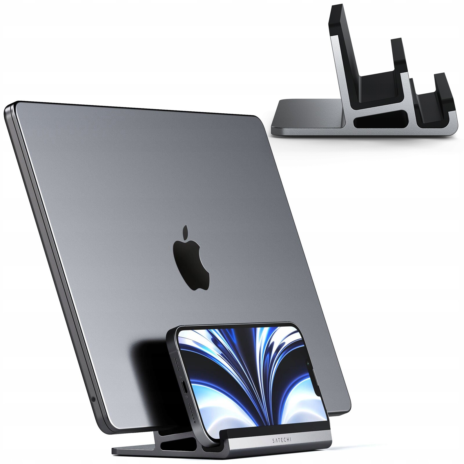 Satechi Dual Notebook Stand – hliníkový stojan pro MacBook iPad iPhone