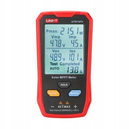 Uni-T MIE0527 Digitální multimetr pro fotovoltaiku UT673PV