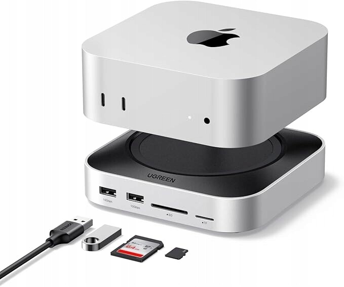 Mac Mini M4 Dock 4K DisplayPort Usb 10 Gb/s Ssd M.2 NVMe