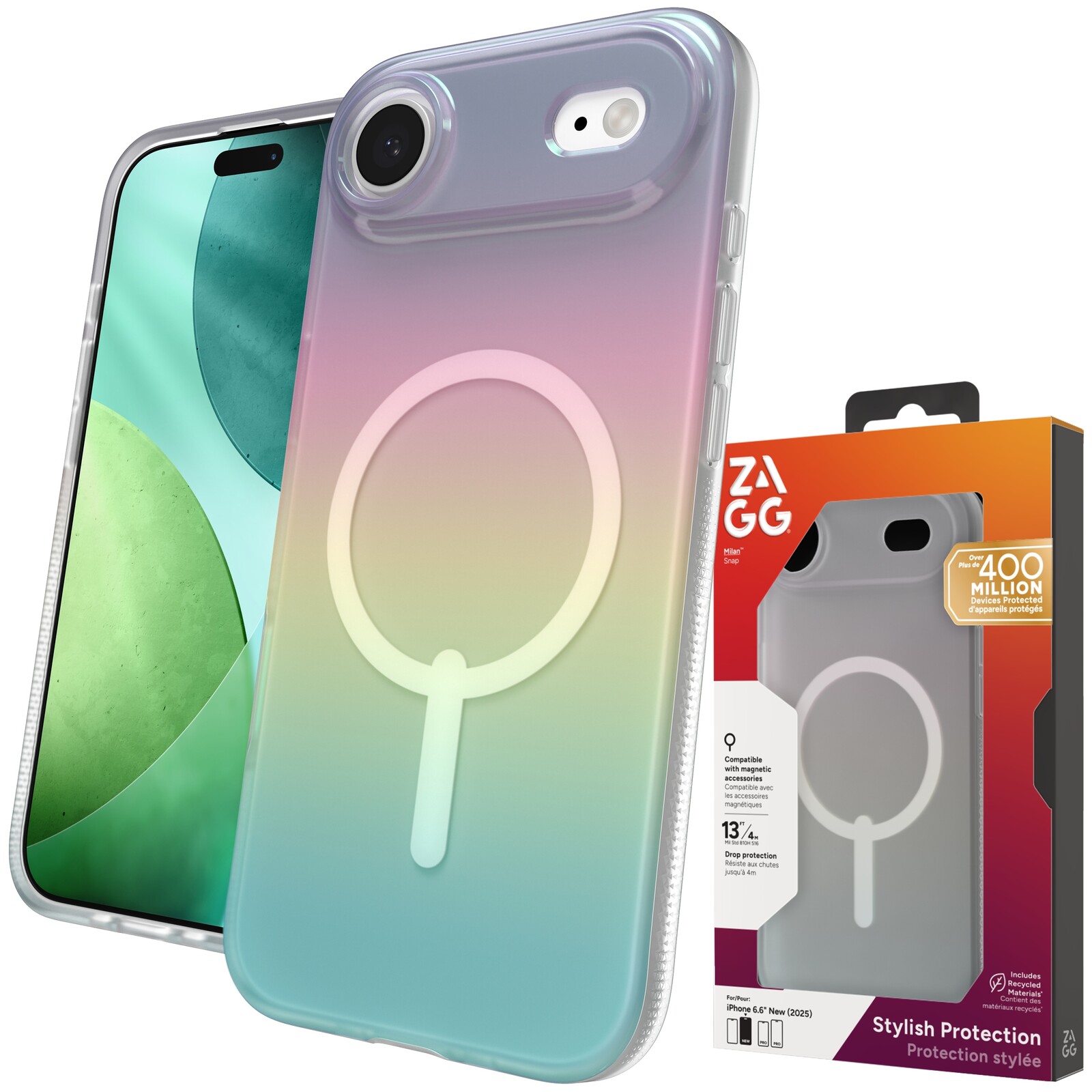 Zagg Milan Snap Case – Pouzdro s MagSafe pro iPhone Air Kryt