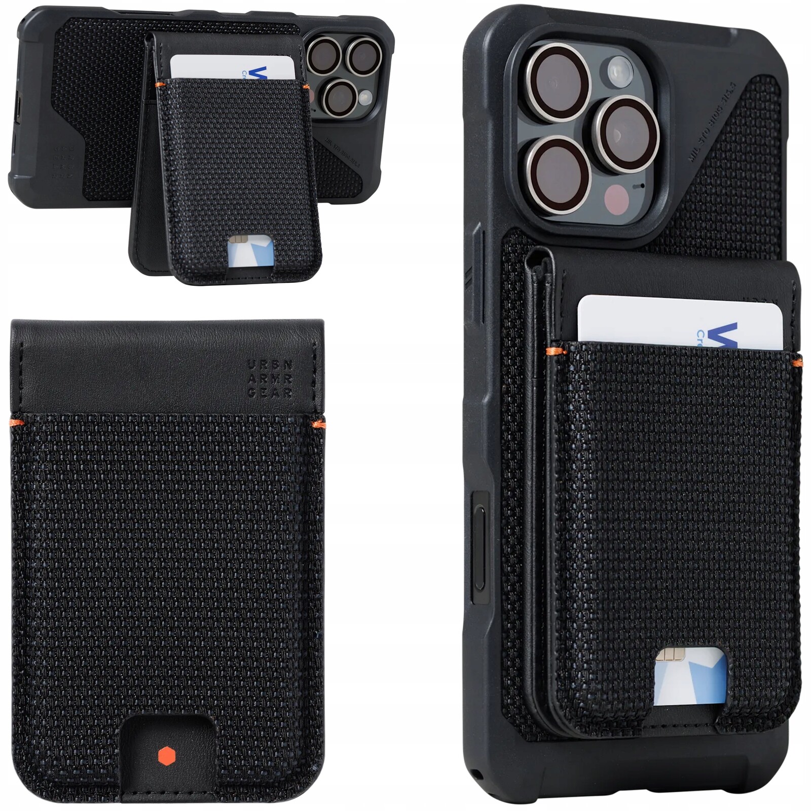 Uag Metropolis Kevlar Wallet – Peněženka s MagSafe stojánkem pro iPhone