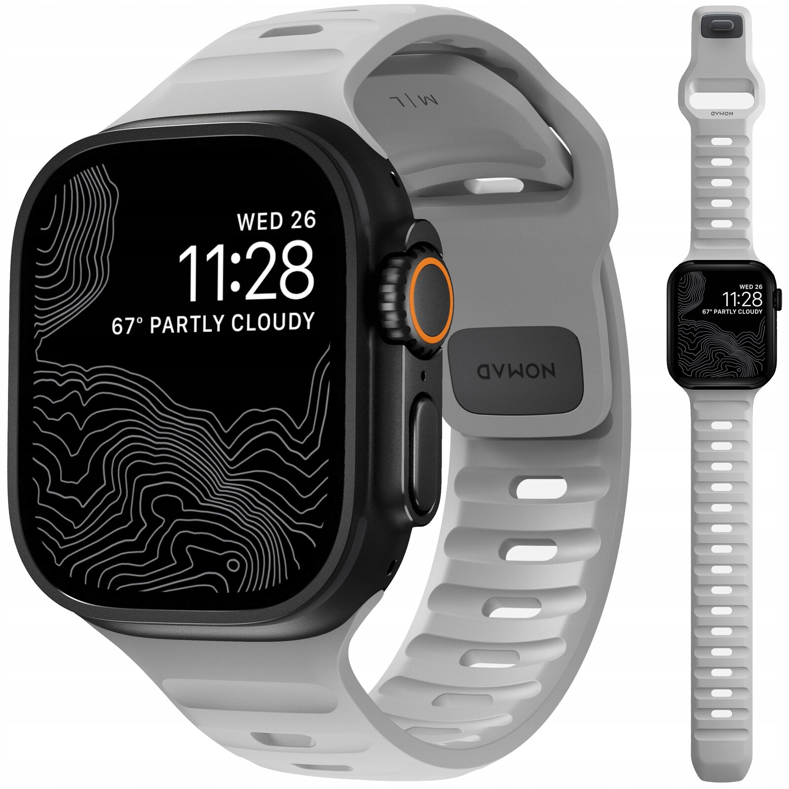 Nomad Sport Band – Silikonový řemínek pro Apple Watch 49 46 45 44 mm
