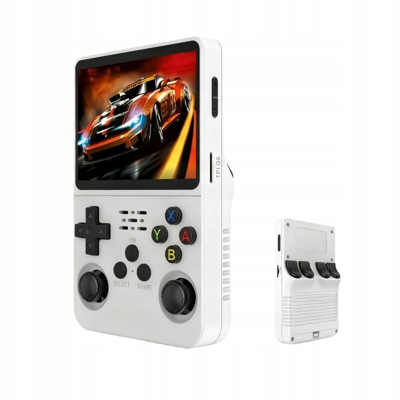 Retro přenosná konzole Spreest R36S 64GB bílá Linux20000gier