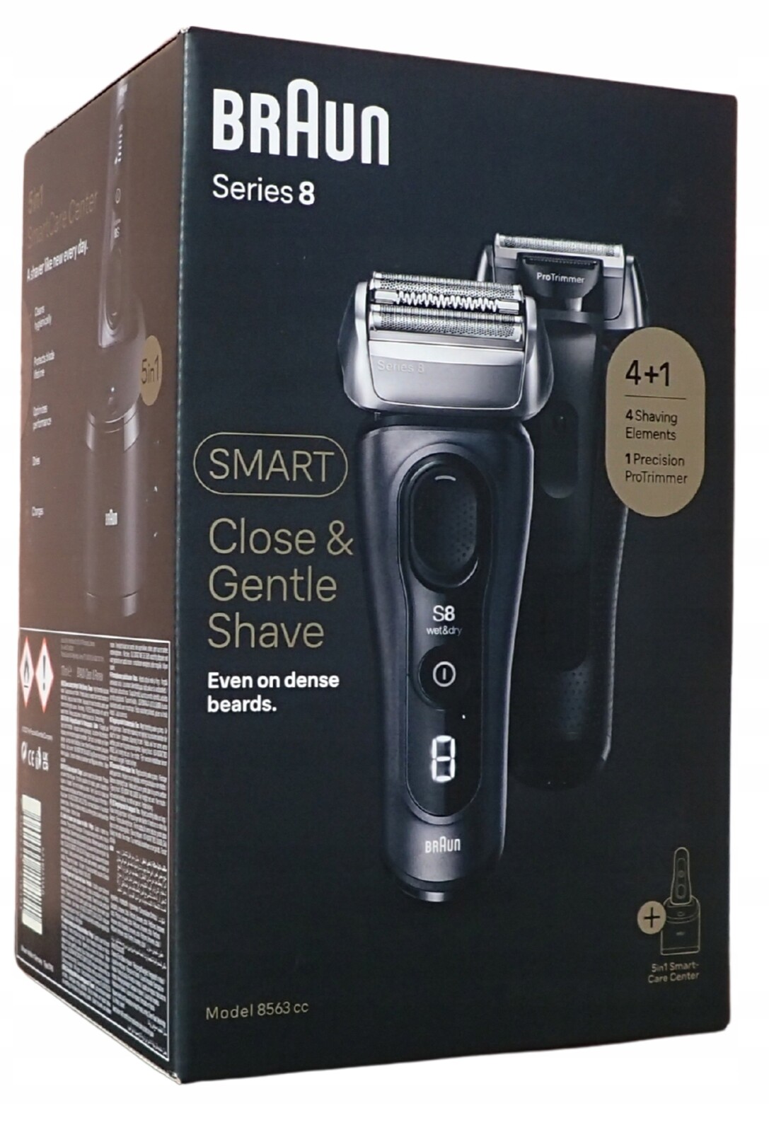 Holicí Strojek Pánský zastřihovač Braun 8563cc Series 8 Stanice Pouzdro