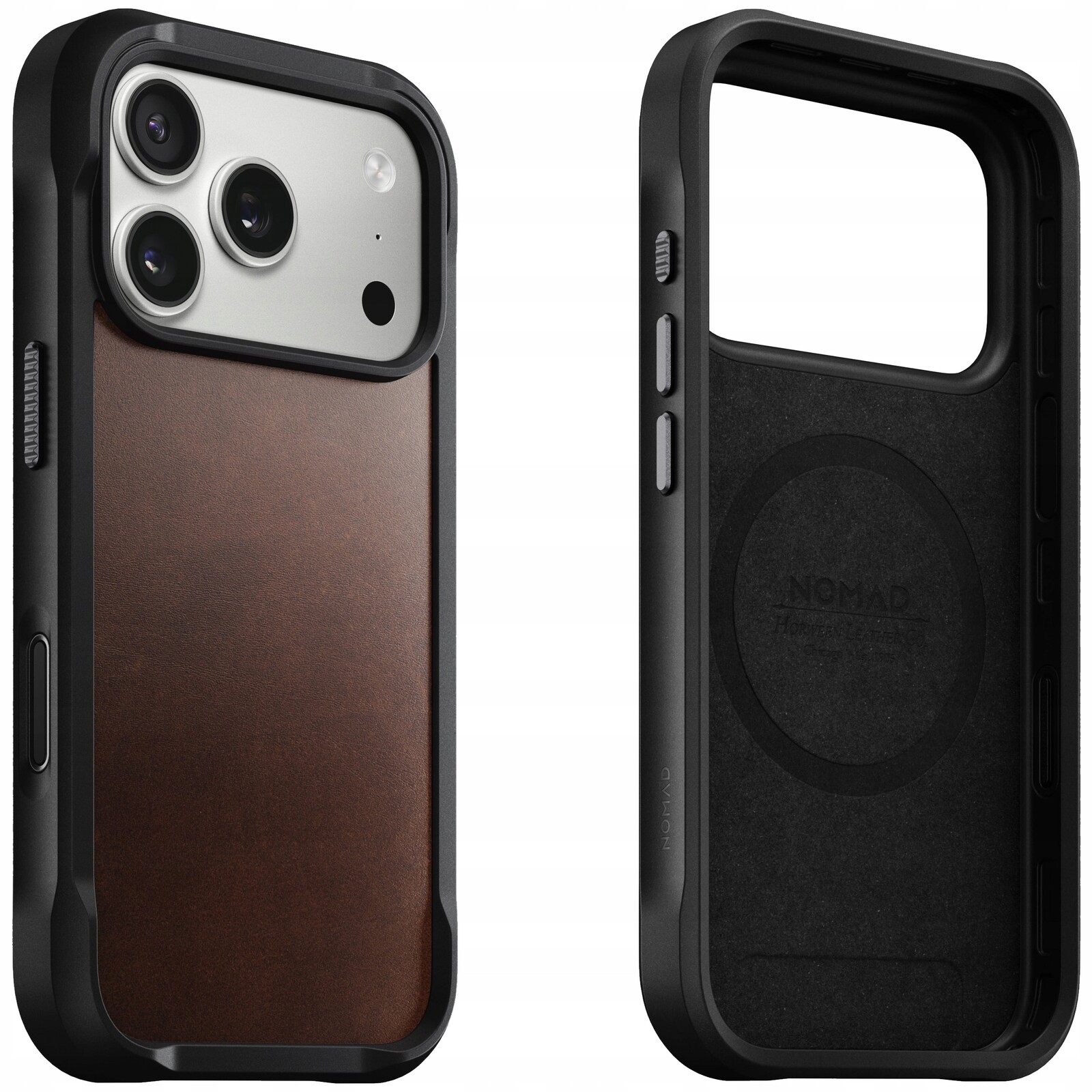 Nomad Rugged Horween Case Pouzdro s MagSafe pro iPhone 17 Pro Cover