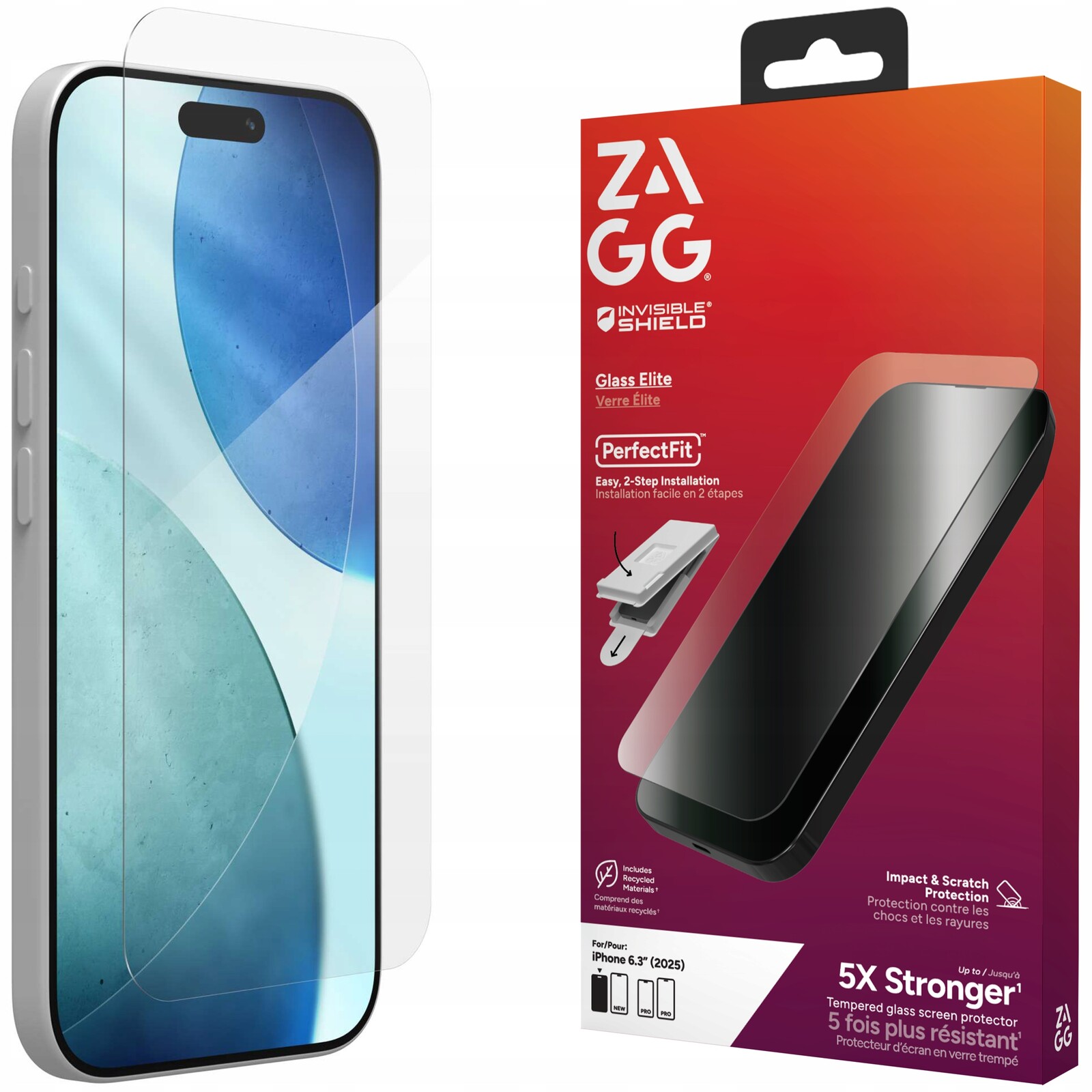 Zagg Glass Elite Tvrzené Sklo na displej pro iPhone 17