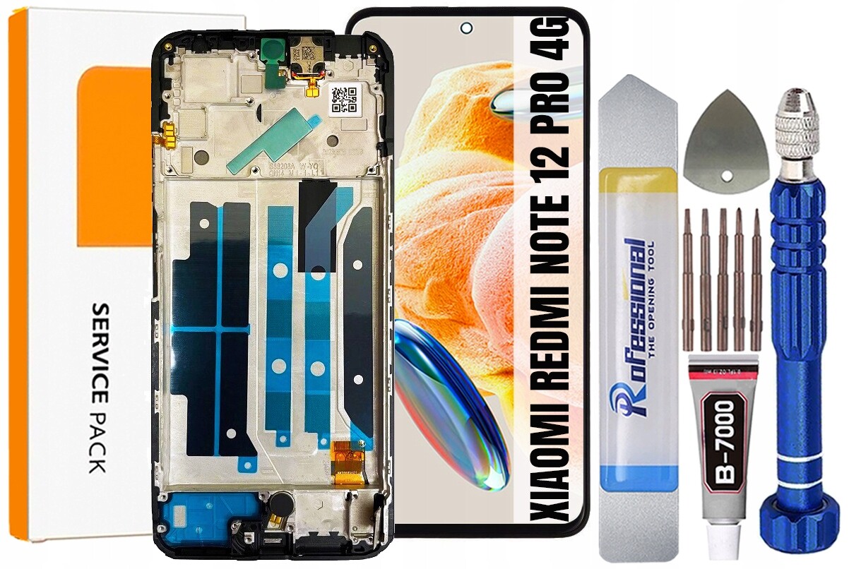 Displej Pro Xiaomi Redmi Note 12 Pro 4G Originál Oem Displej Rámeček