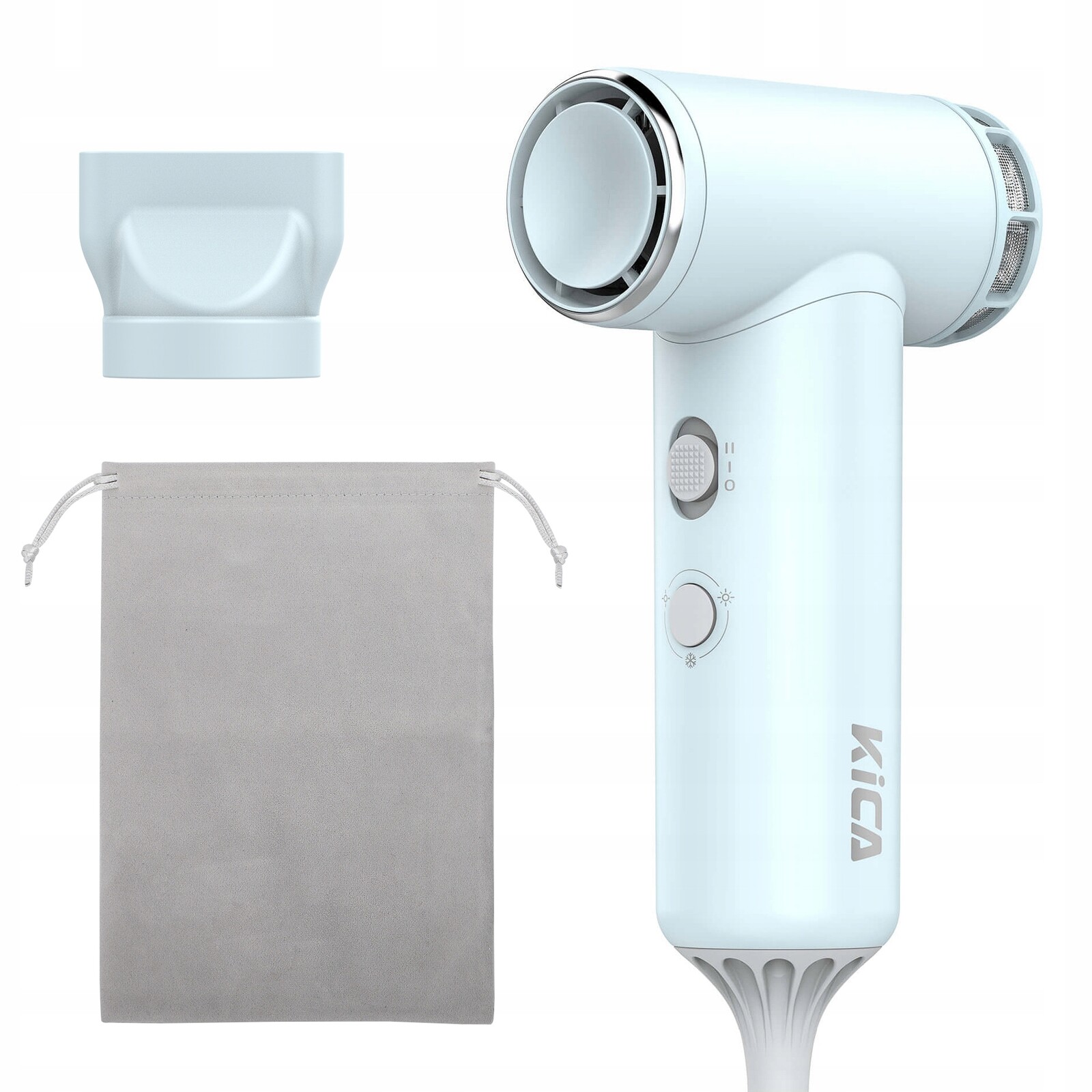 Vysoušeč vlasů s ionizací KiCA Hd 850 W, ideální pro karavaning