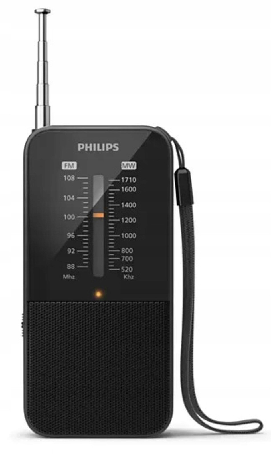Rádio Philips TAR1509/00 přenosné Fm/am s budíkem