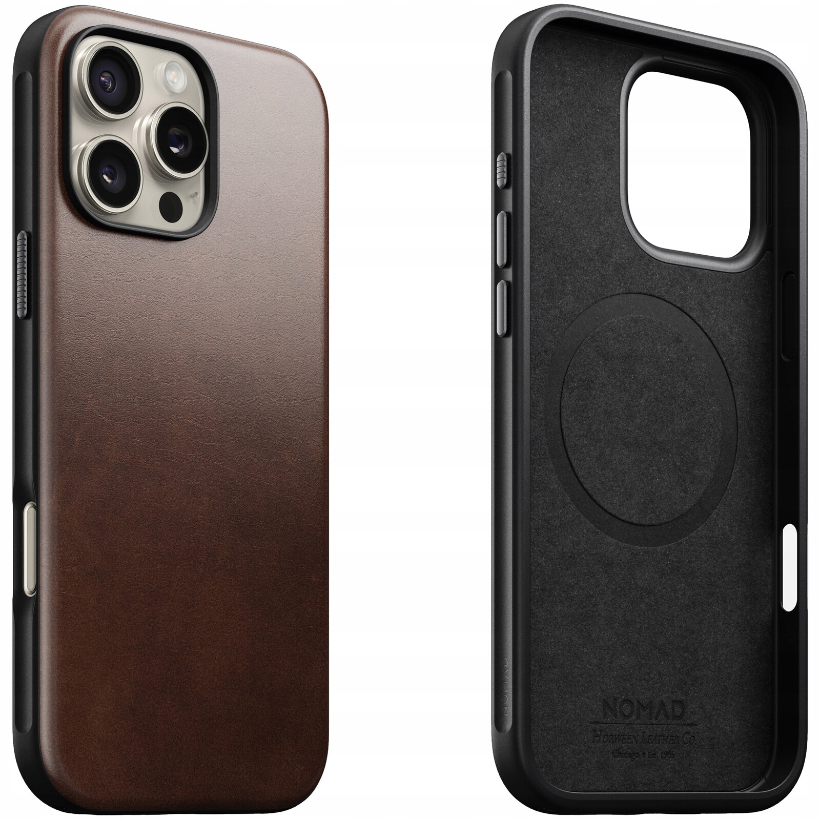 Nomad Modern Horween Case – Pouzdro s MagSafe pro iPhone 16 Pro Max