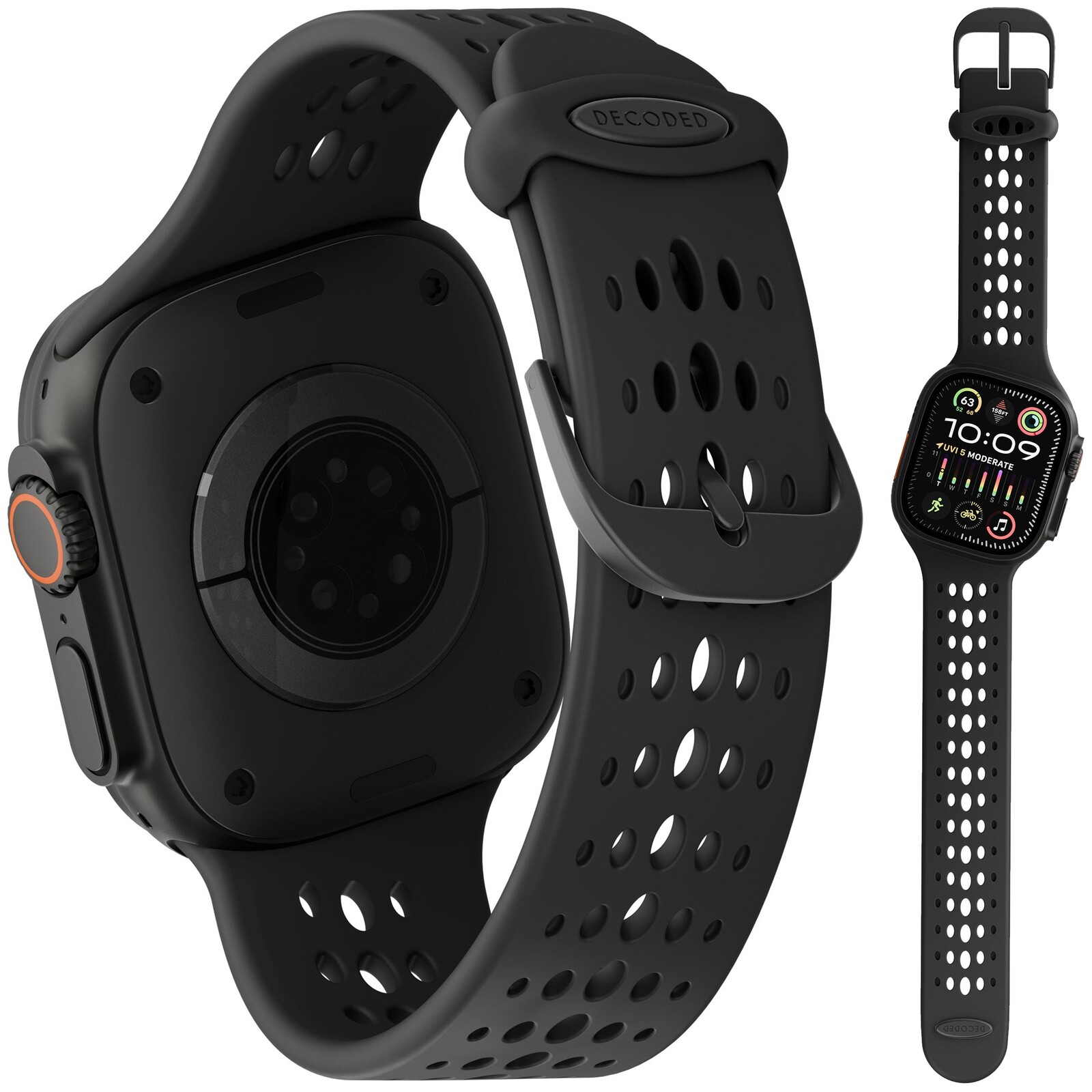 Decoded Ares O Watch – silikonový řemínek pro Appe Watch 49 46 45 44 mm