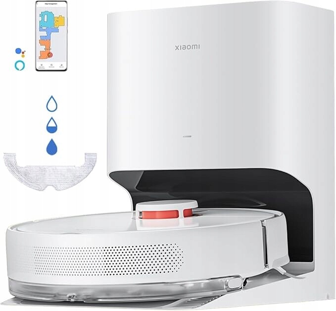 Xiaomi Robot Vacuum X10 Bílý – Vysávání, Mopování Stanice 2v1 Bestseller