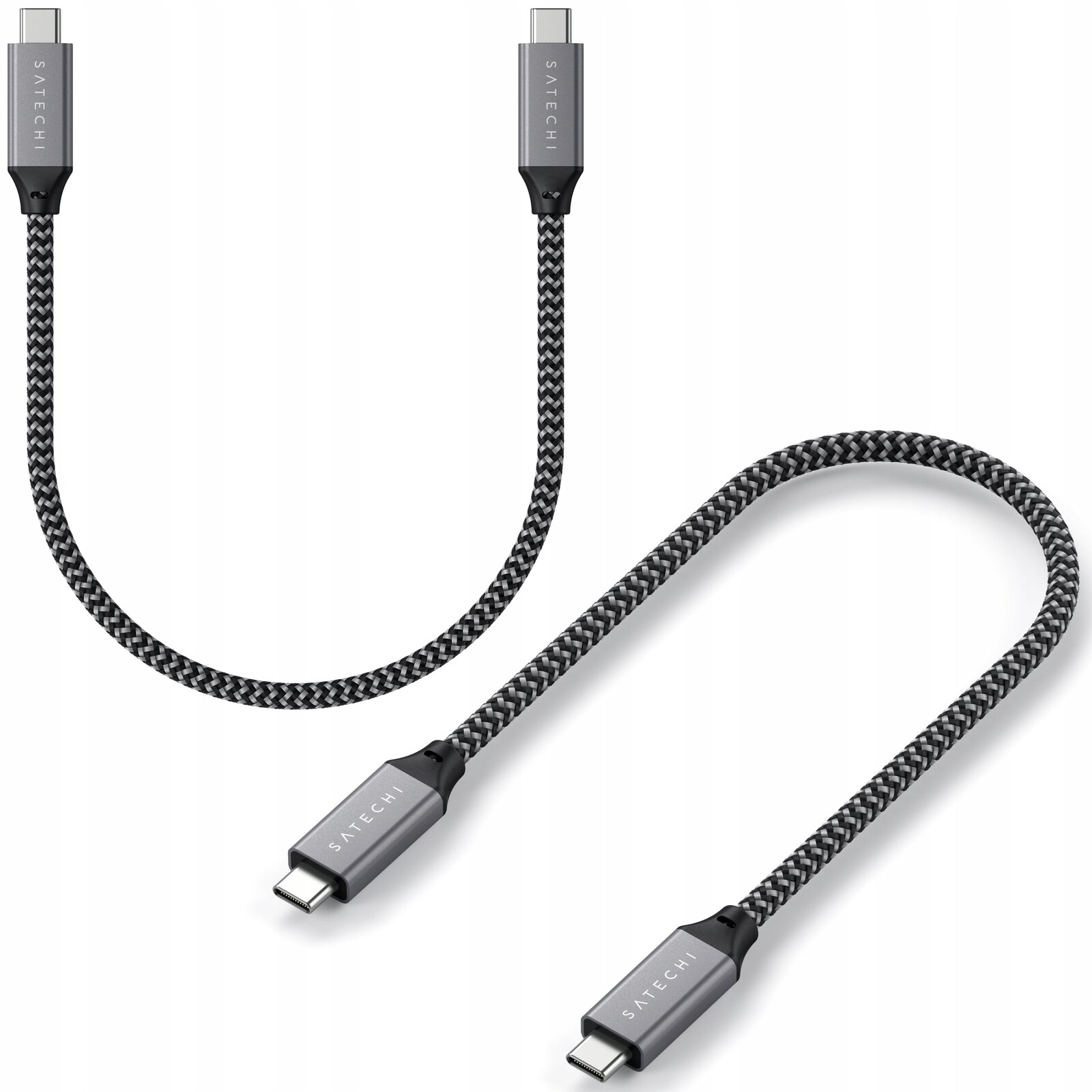 Satechi – Kabel Usb-c na Usb-c 100W 25 cm Silný a odolný opletený kabel