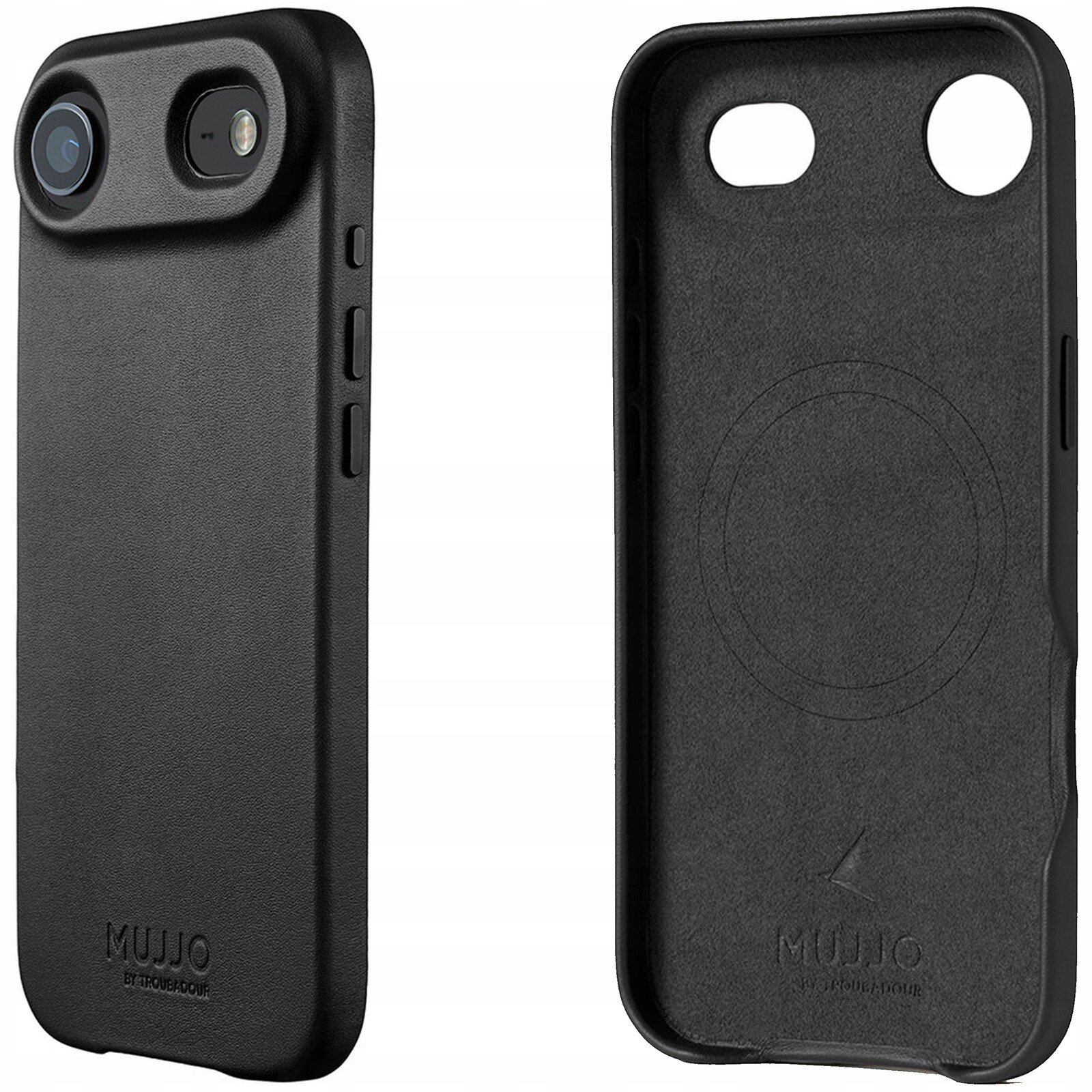 Mujjo Leather Case Pouzdro Kožené s MagSafe pro iPhone Air Kryt Pouzdro