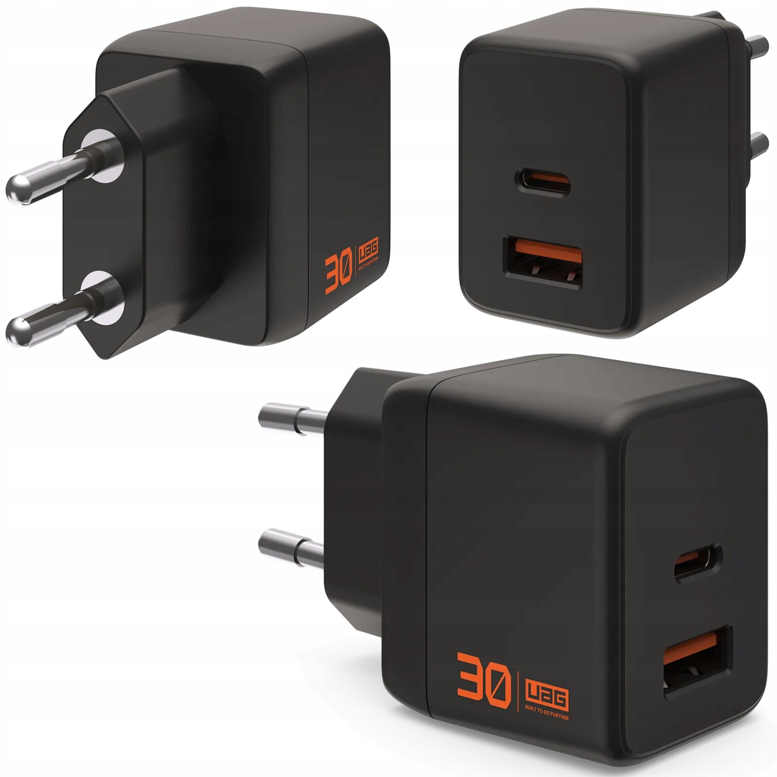 Uag Srge Charger – síťová nabíječka Usb-c Usb-a 30W Výkonný napájecí adaptér