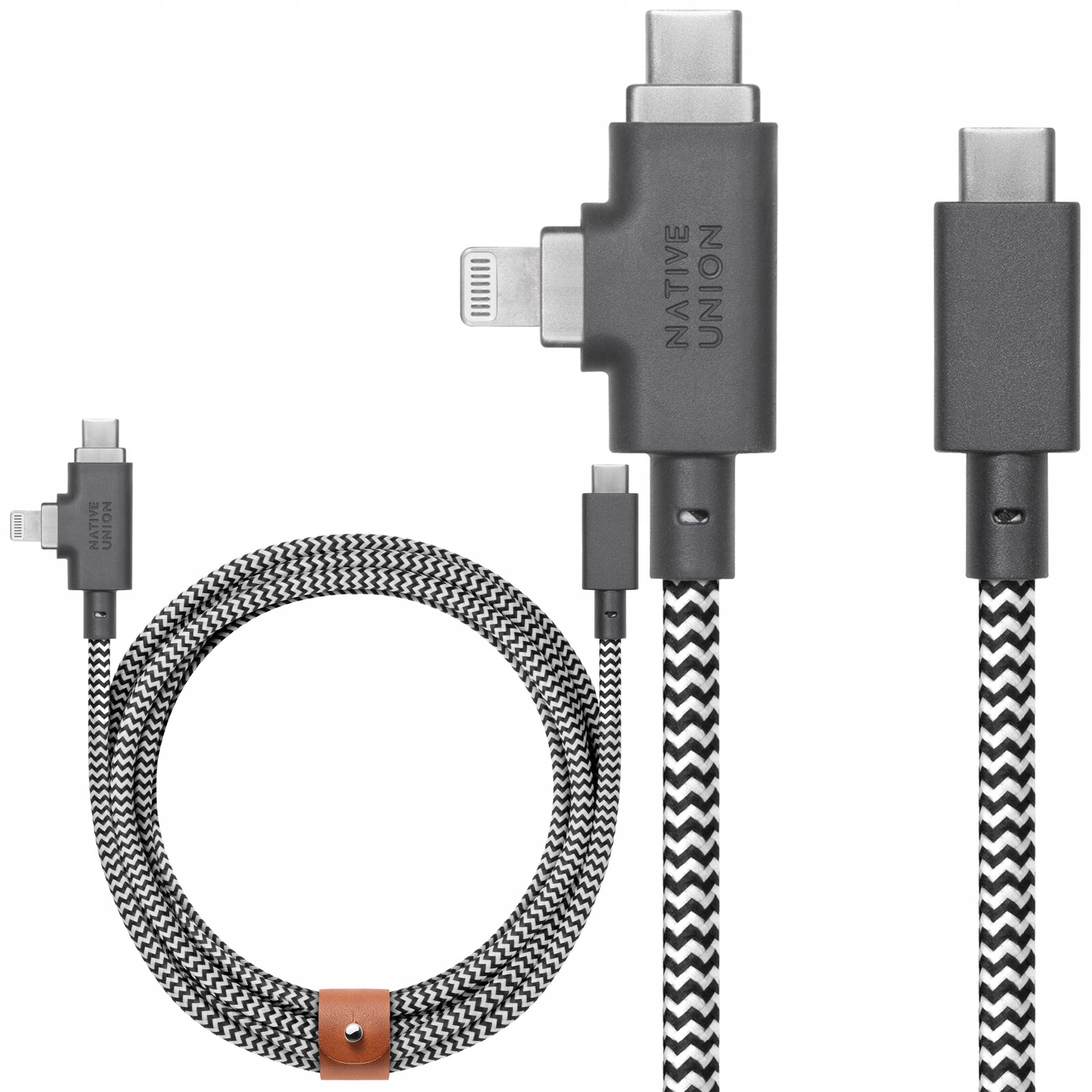 Native Union Belt Duo Pro kabel Usb-c na Usb-c Lightning 240W 2,4 m