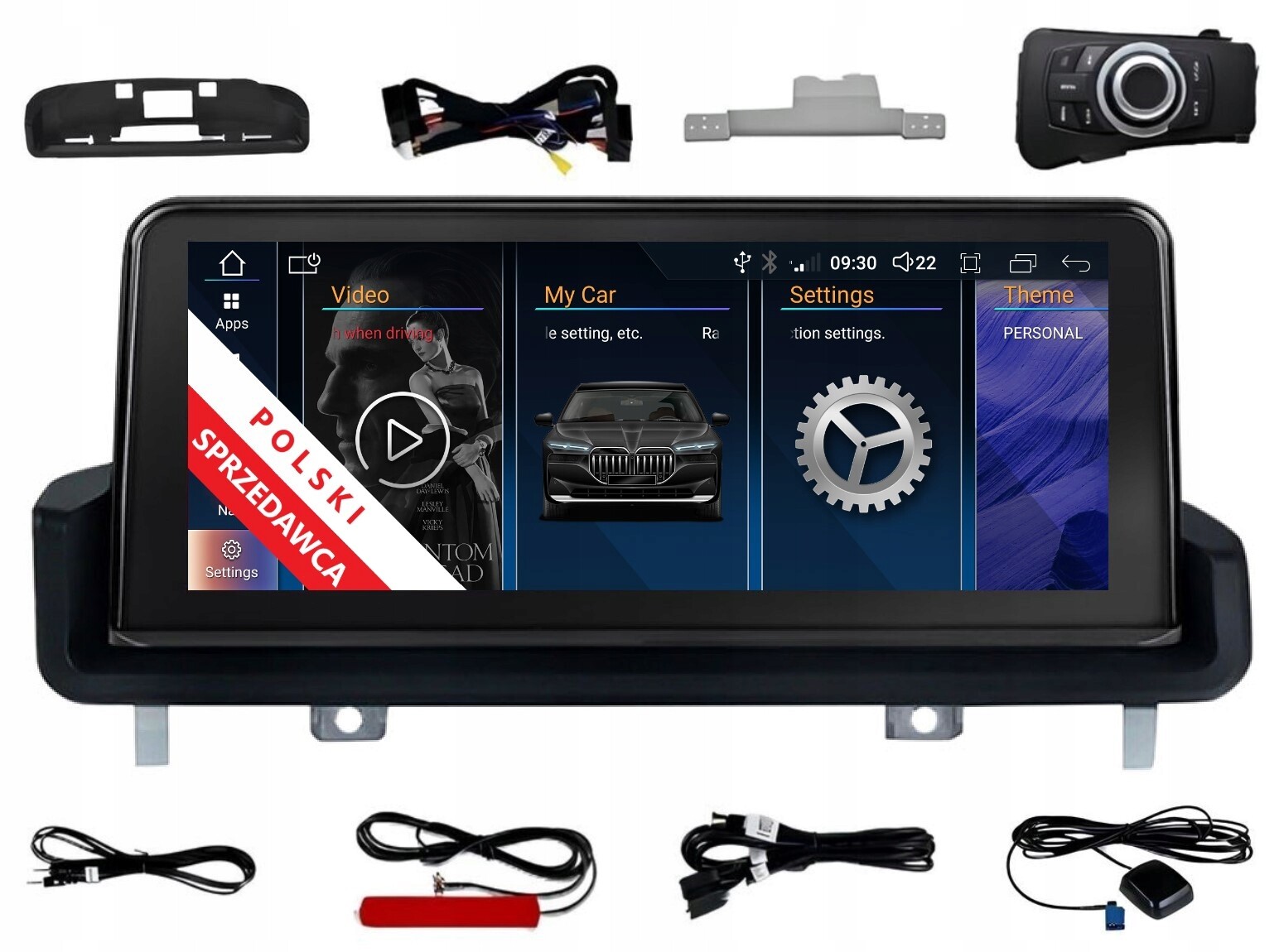 Radio Monitor Android Bmw 3er E90 E91 E92 5er E60 E61 2/32 Gb Carplay Lte