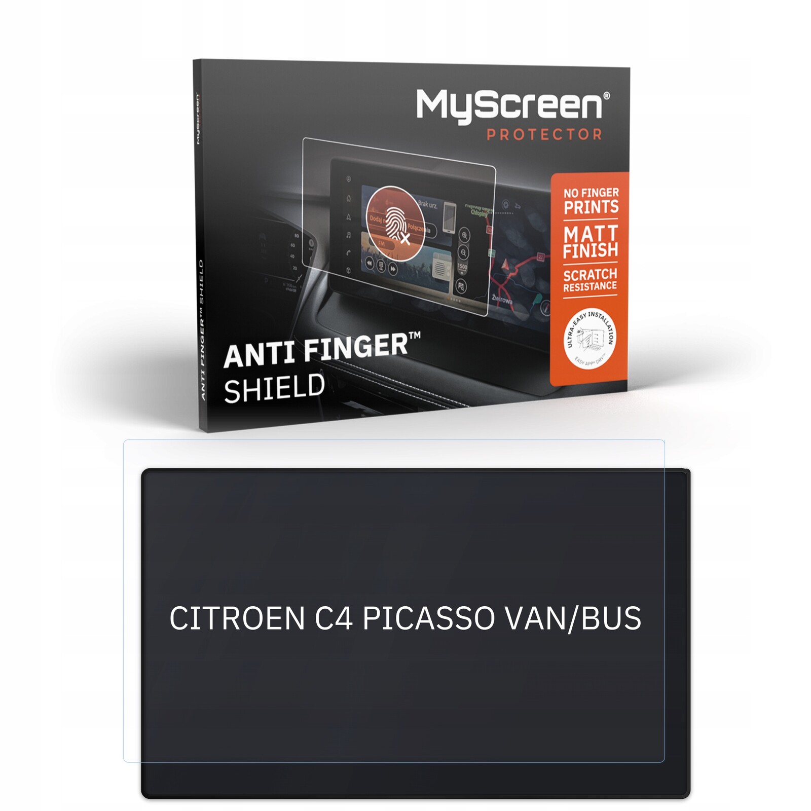 Citroen C4 Picasso Van/bus 2016 2018 Front Centre Dashboard 01 7