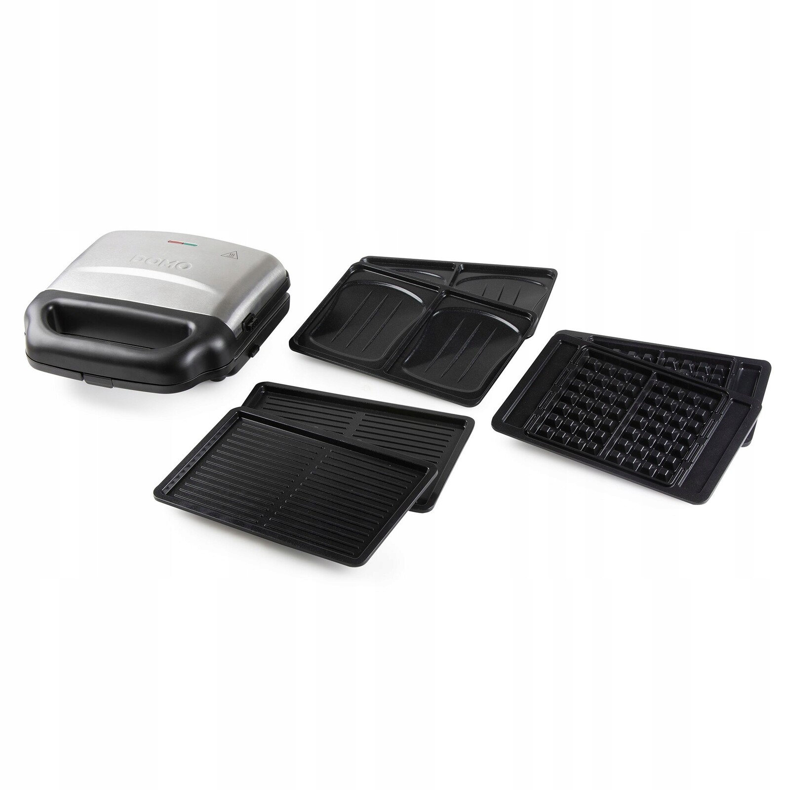 Domo DO9290C opékač, vaflovač, gril XL 3v1 nerezová ocel