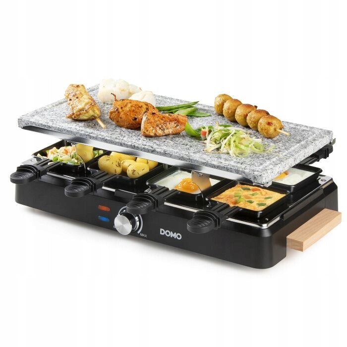 Domo DO9262G Elektrický gril Raclette 8 os.1400W kámen grilovací deska