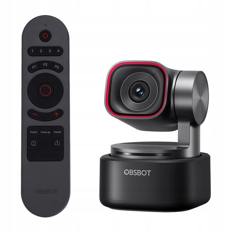 Obsbot Tiny 3 Remote Combo 4K Ai Kamera s Gimbalem, Sledováním a Hdr, Usb Uvc 2 Dálkové Ovládání