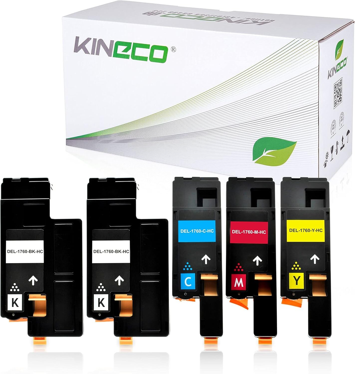 5x Toner Do Tiskárny Dell C1760nw 1250c C1765nfw C1700 Series 1350cnw