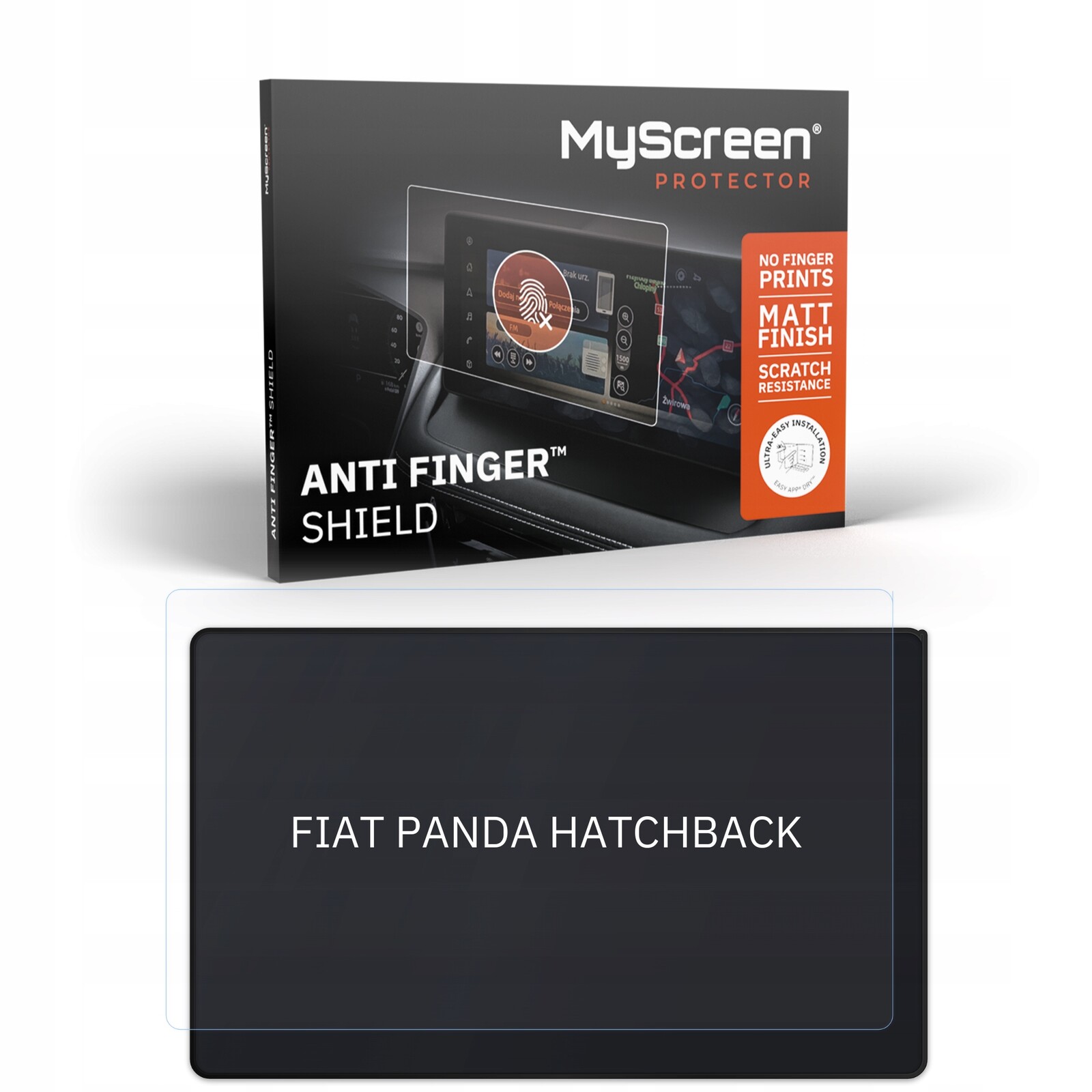 Fiat Panda Hatchback 2020 Matná fólie fólie Anti Finger