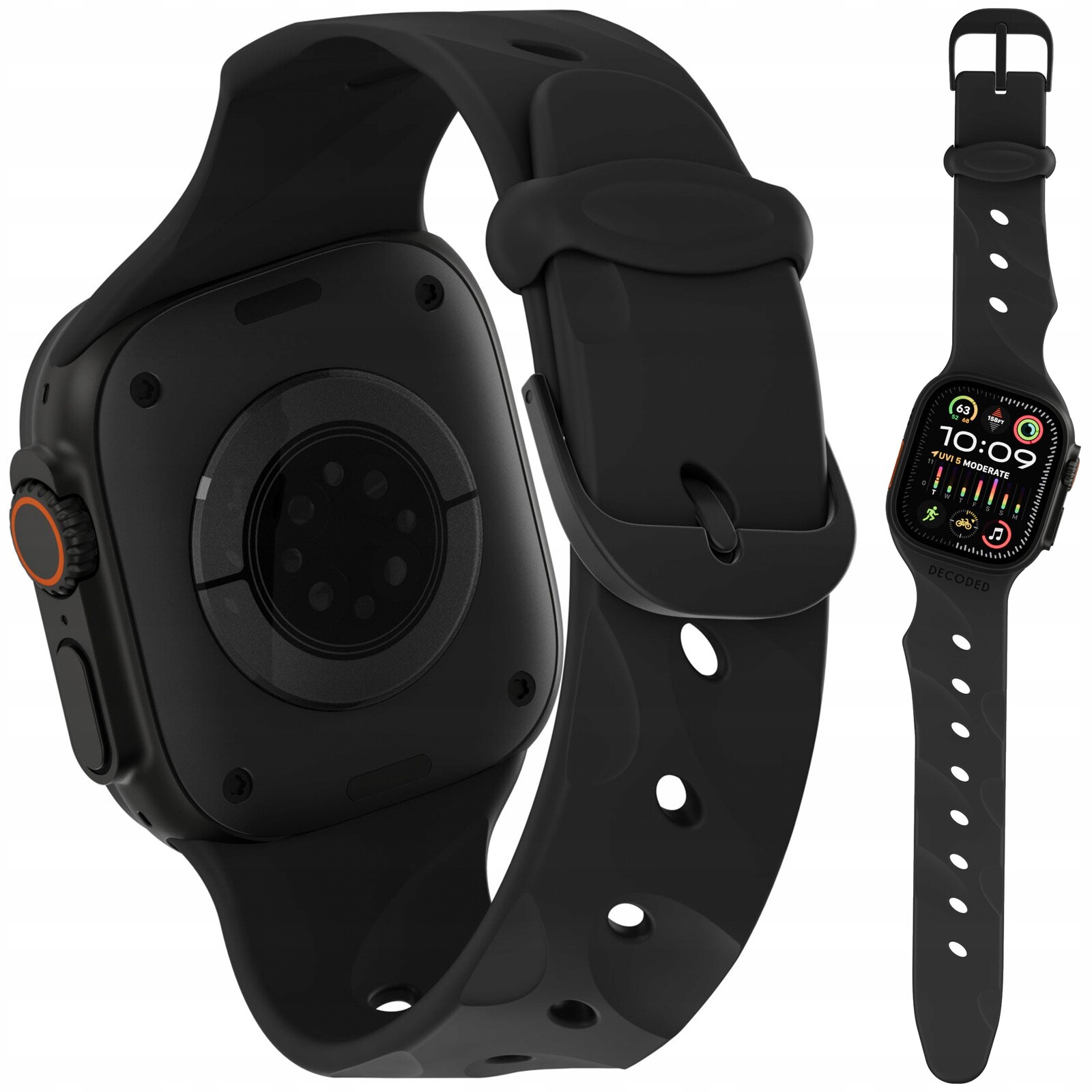 Decoded Ares Splice Silikonový řemínek pro Appe Watch 49 46 45 44 mm