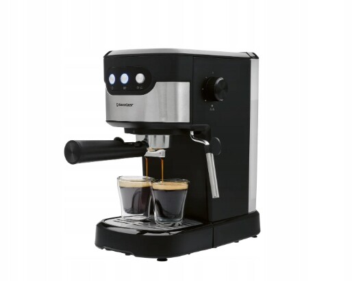 Pákový kávovar 1100 W Silvercrest Semb 1100 B1, černá/stříbrná