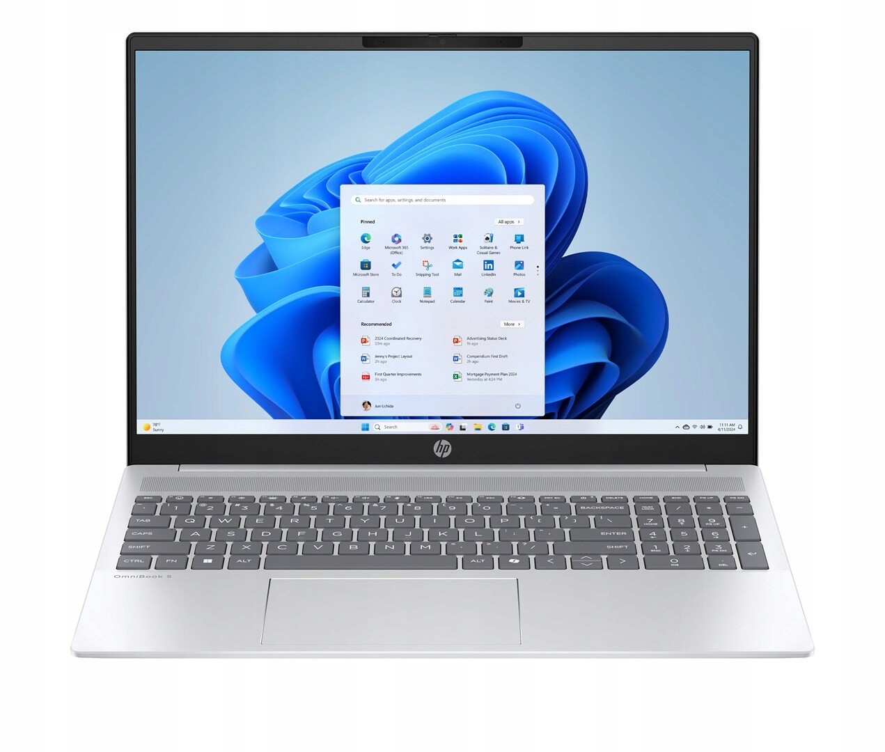 Notebook Hp 16-bc1219nw R5 8540U 16 16GB SSD512 W11