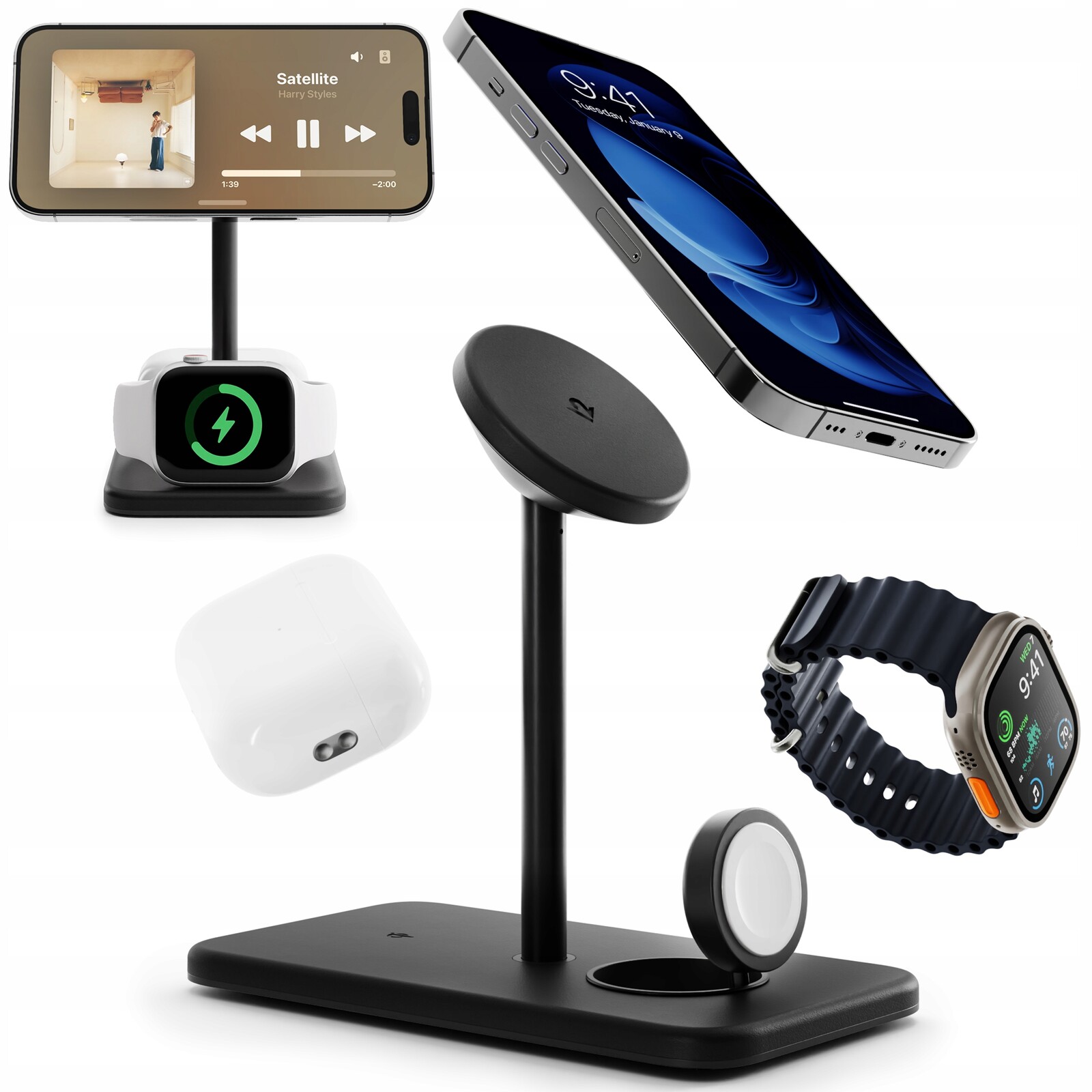 Twelve South HiRise 3 Deluxe Bezdrátová nabíječka Qi2 15W s MagSafe