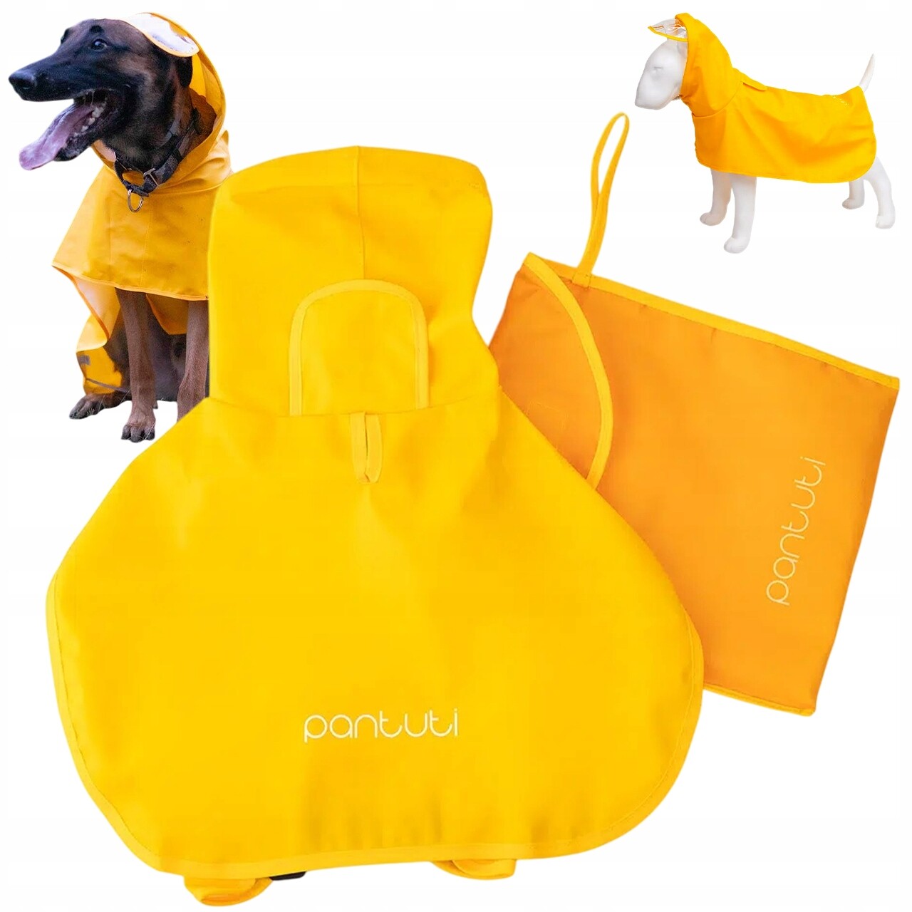 Pohodlná pláštěnka pro psa Aurora Žlutá L