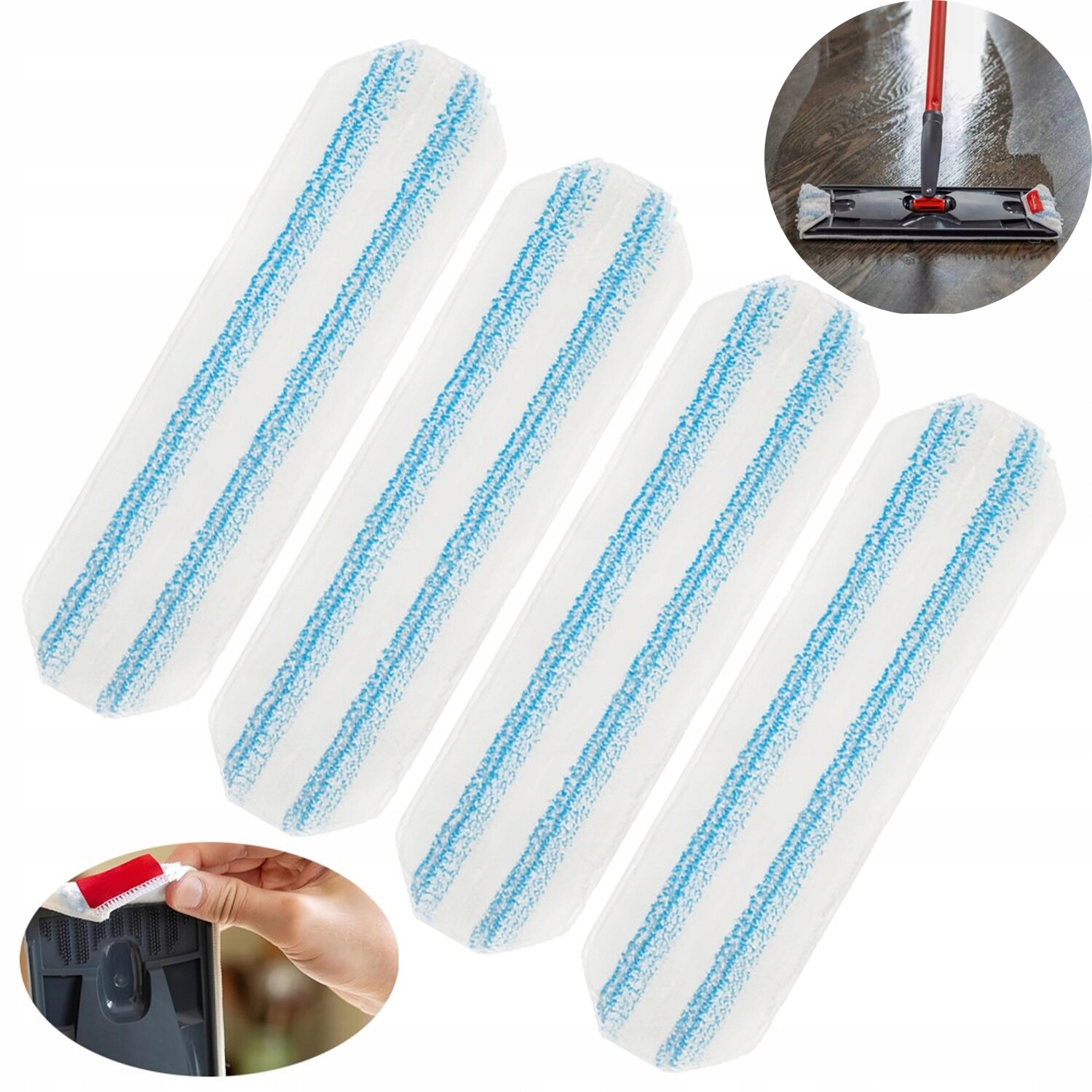 Mikrovláknové Utěrky Pro Plochý Mop Do Domácnosti Lze Prát A Znovu