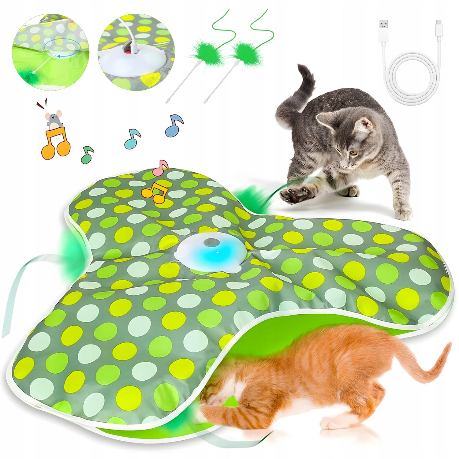 Elektrický Obal Na Lov Pro Kočky Se 3 Inteligentními Režimy