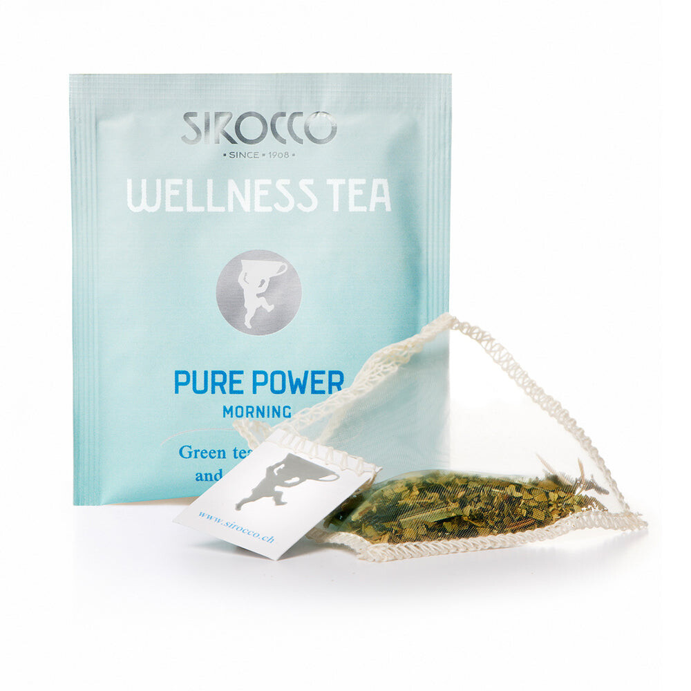Sirocco organická zelená hebrata Wellness Pure Power morning