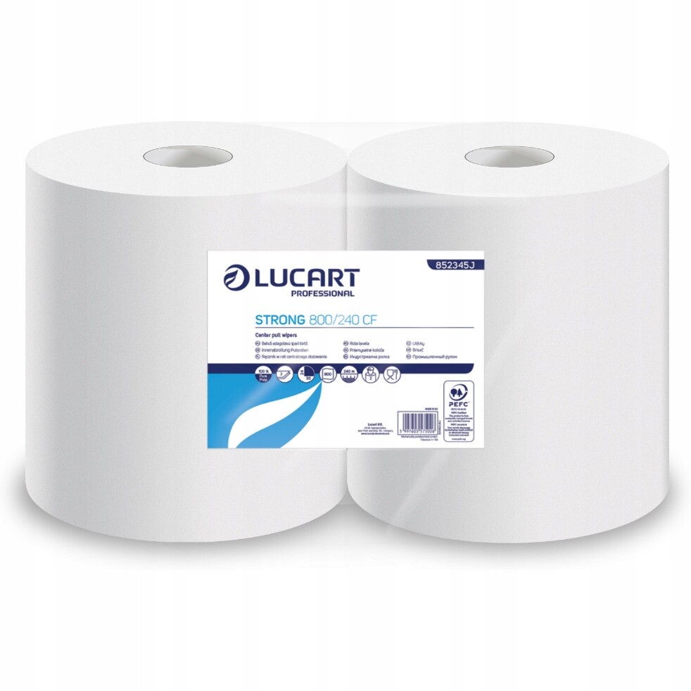 Čisticí Utěrka průmyslový v roli (2 kusy) bílý 2v1