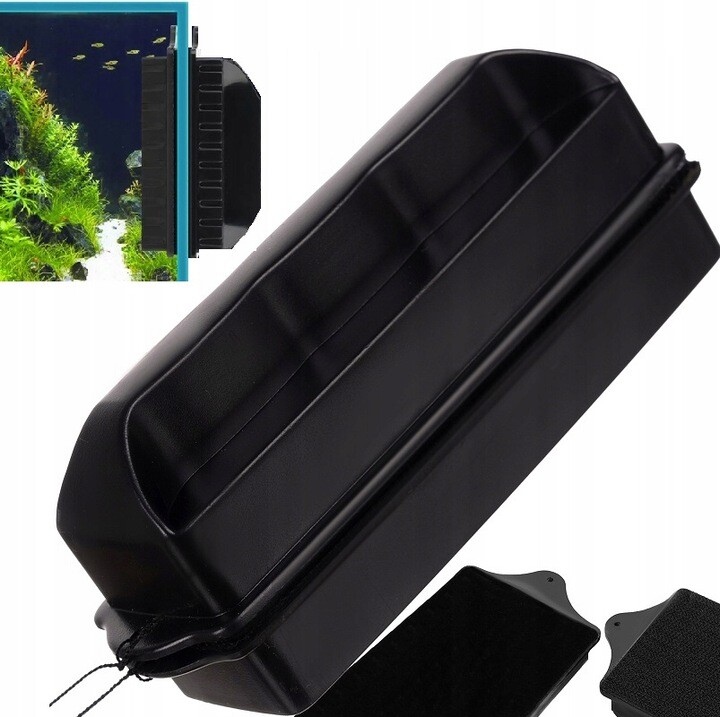 Magnetický Čistič Skel Akvária Stěn Čištění Skla Magnet Silný