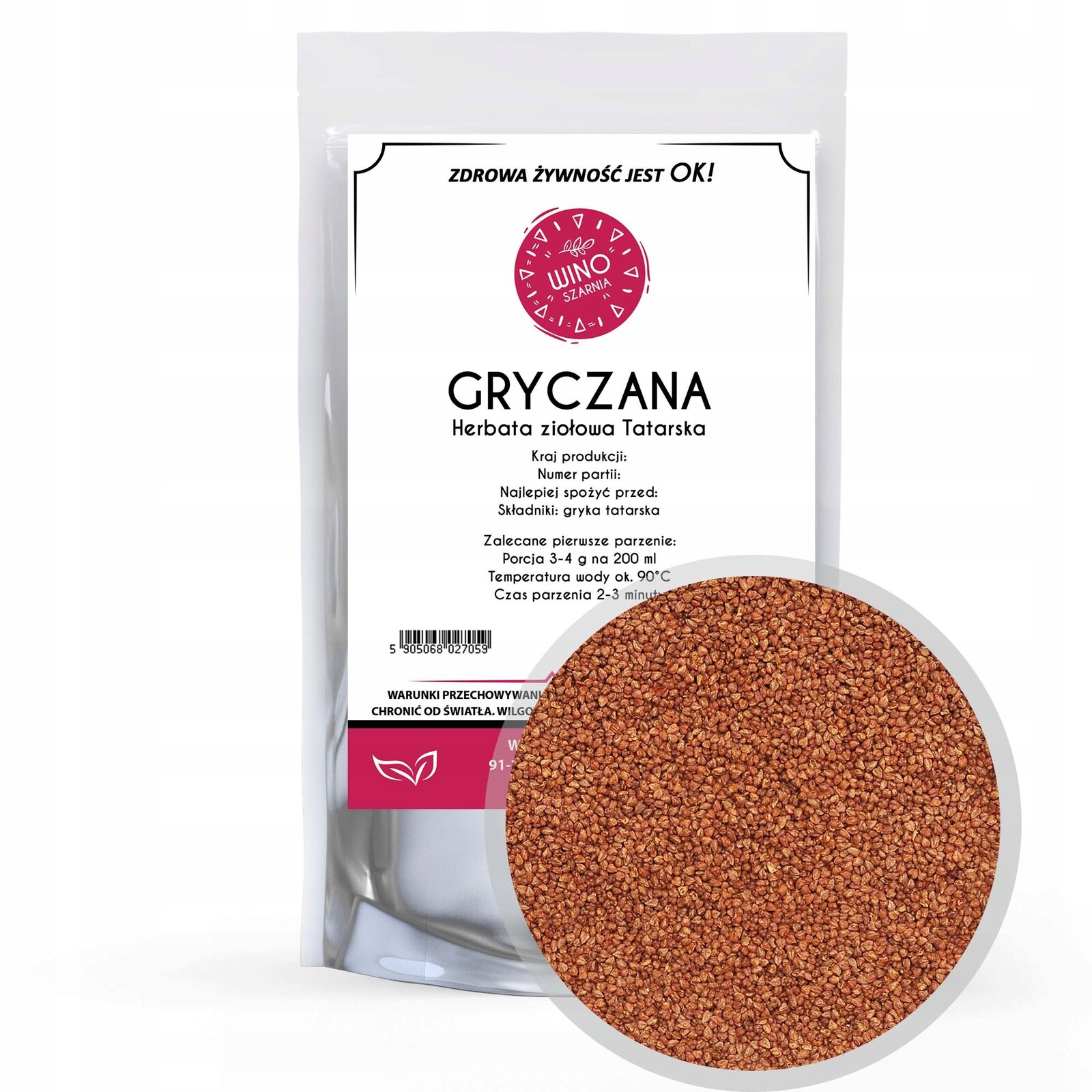 Winoszarnia Čaj Soba Cha Jinzhu 100 g