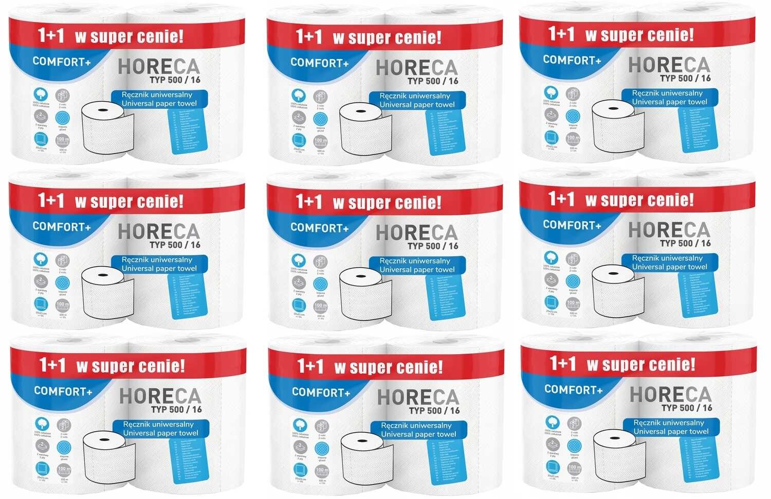 Papírový Ručník V Roli Průmyslový, Dvouvrstvý, Výkonný, 100 M