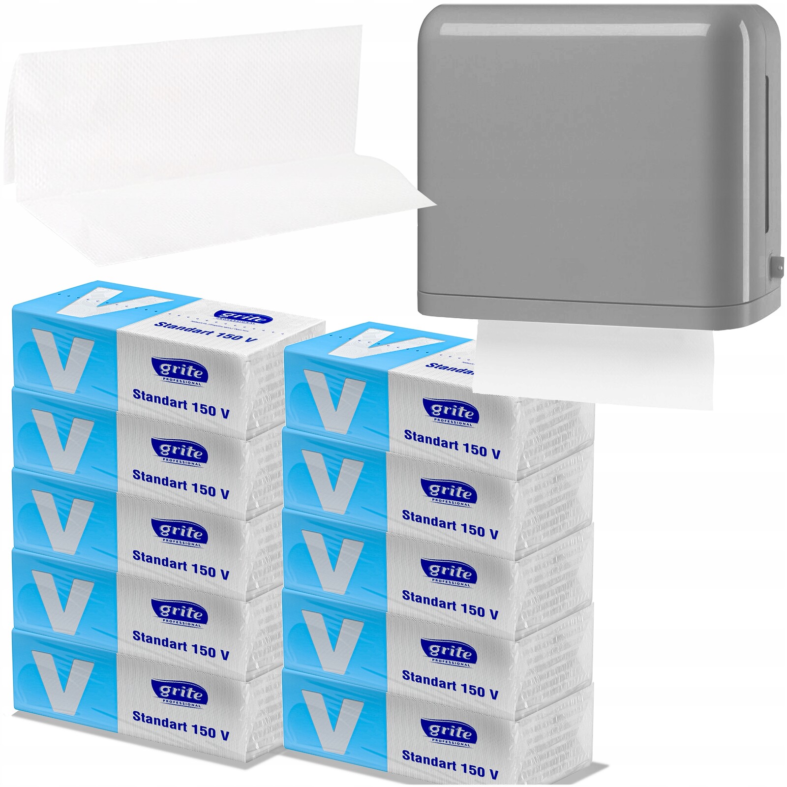 Papírové ručníky Zz skládací 2-vrstvé 1500ks