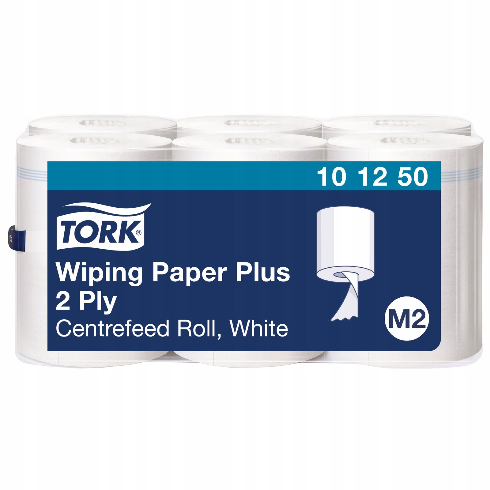 Kuchyňské papírové ručníky čistící 2 vrstvé bílé Tork 101250