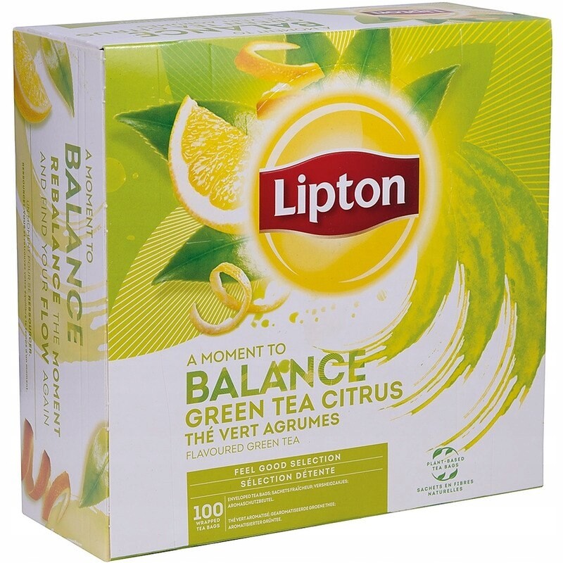 Čaj Lipton Balance Green Tea Citrus (100)