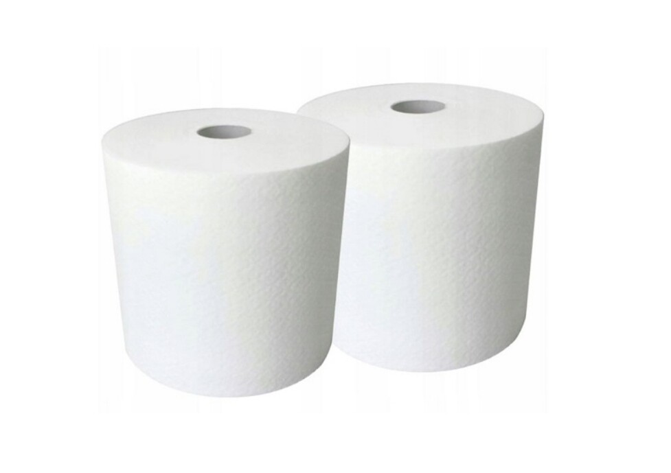 2-vrstvá celulózová rolka Ecoter bílá, 2ks
