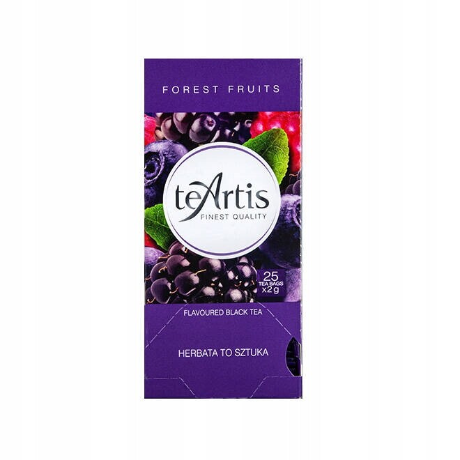 Čaj Teartis forest fruits 25x2 g