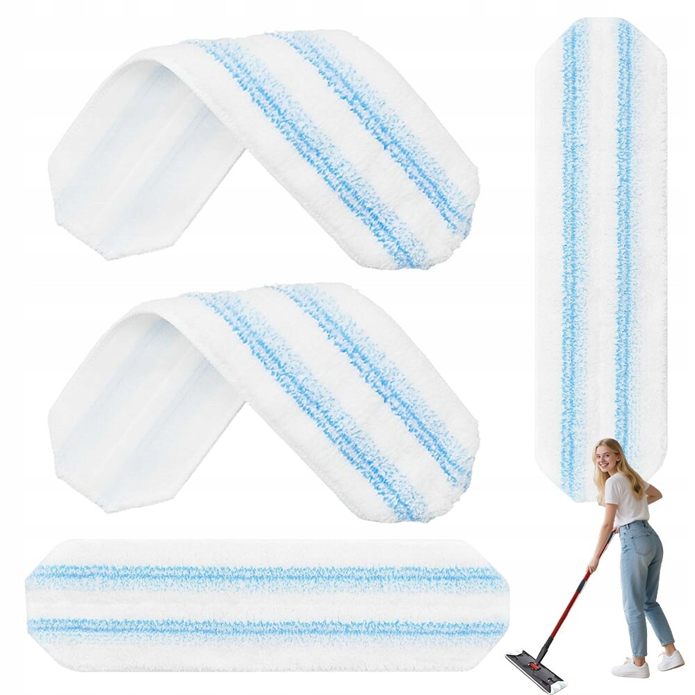 Mikrovláknové Utěrky Na Plochý Mop 4 x Vileda O-cedar H2PRO Omyvatelné