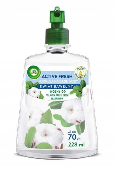 Air Wick Active Fresh náplň Květ bavlny/Fresh Cotton 228 ml