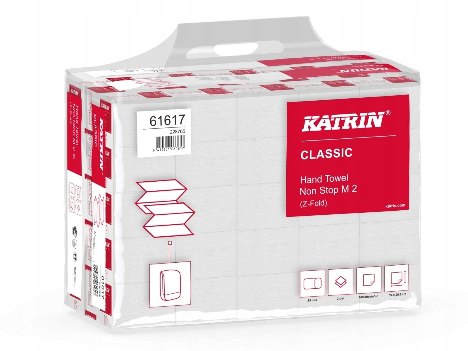 Papírový ručník Multifold Katrin 61617 3 Panel